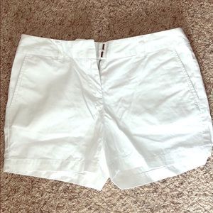 LOFT white shorts